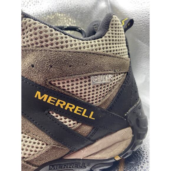 MERRELL WIDE WIDTH “Accentor 3” Men’s Hiking Boot Size 11W Dark Brown Waterproof - Picture 2 of 12